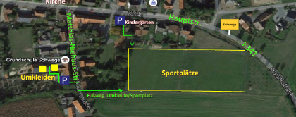 Lageplan Sportanlagen BW Schwege